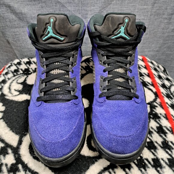 %Size 11 Nike Air Jordan 5 Retro Suede Alternate Grape Men AJ19 main image 10